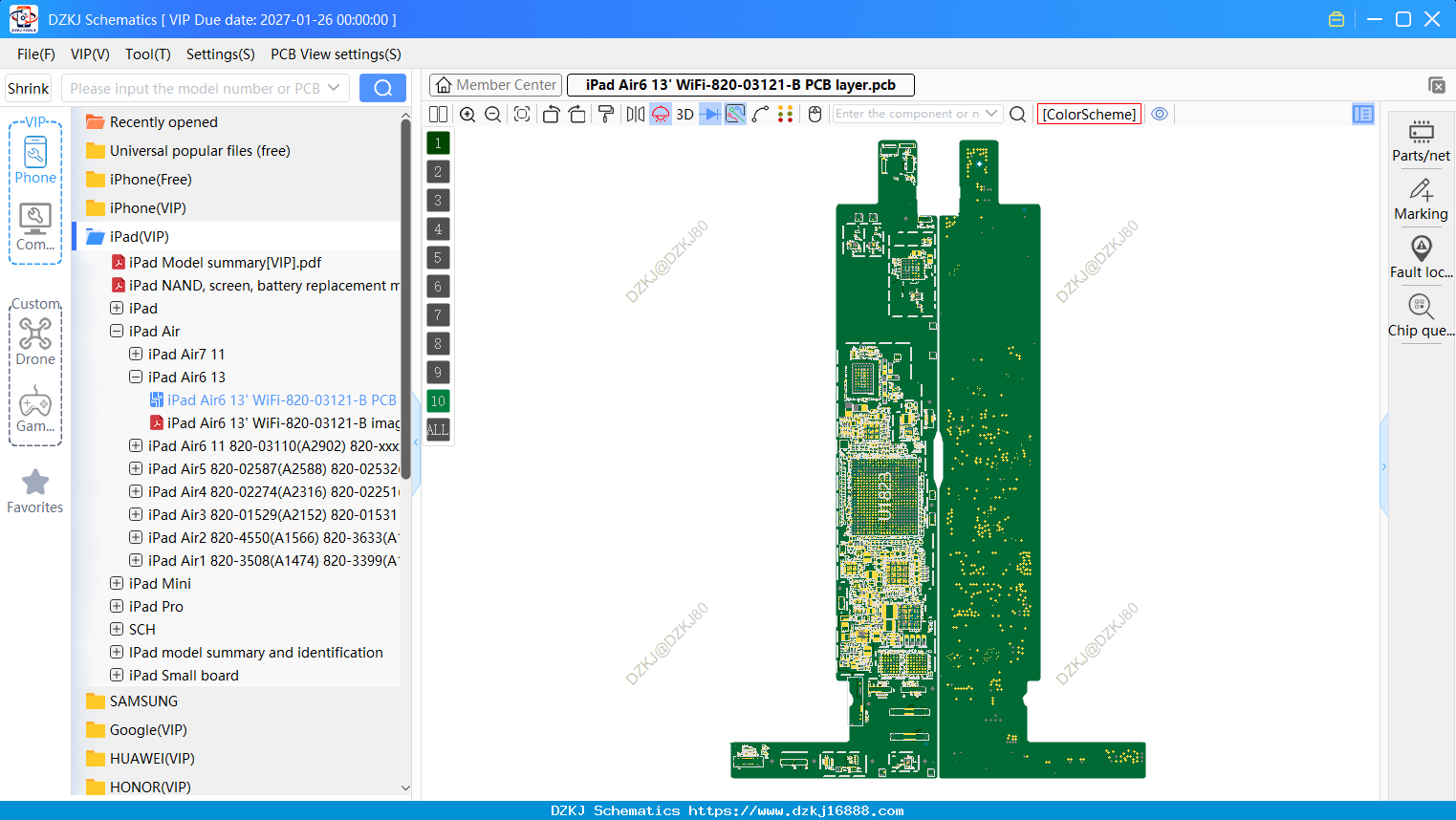 IPad Air6 13# WiFi-820-03121-B PCB Layer